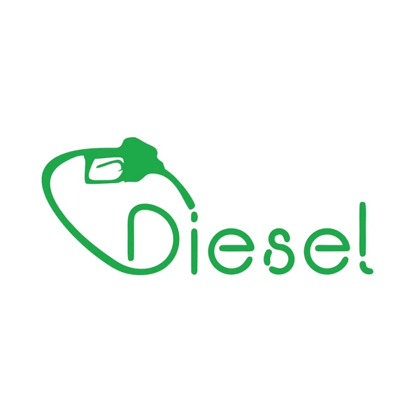 Diesel Araba Sticker 17x17 Cm Yeşil ürün görseli 1
