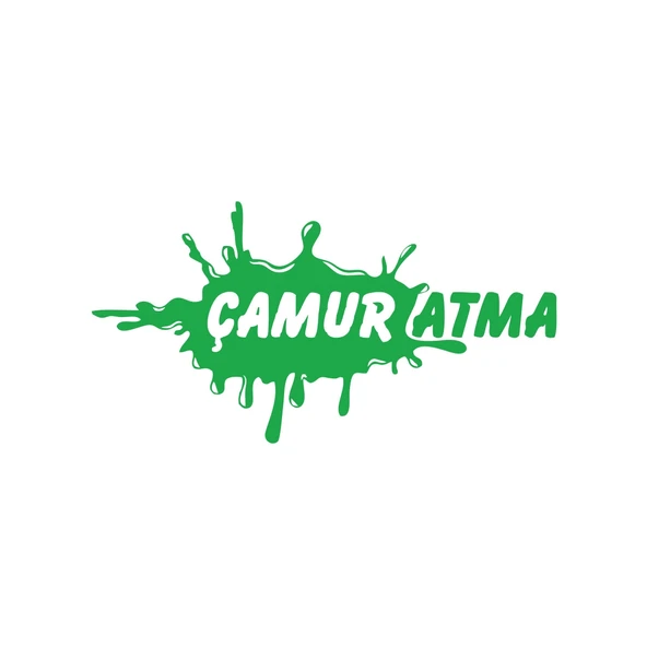 Çamur Atma Araba Sticker 17x17 Cm Yeşil ürün görseli 1