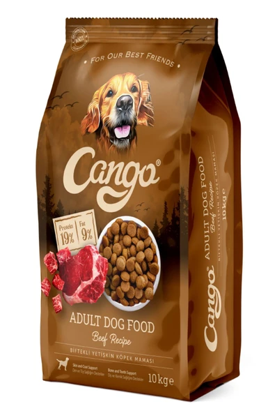 Cango Yetişkin Köpek Maması Etli Biftekli 10kg ürün görseli 1