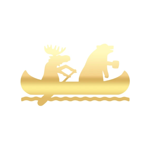 Kano Araba Sticker 17x17 Cm Gold ürün görseli 1