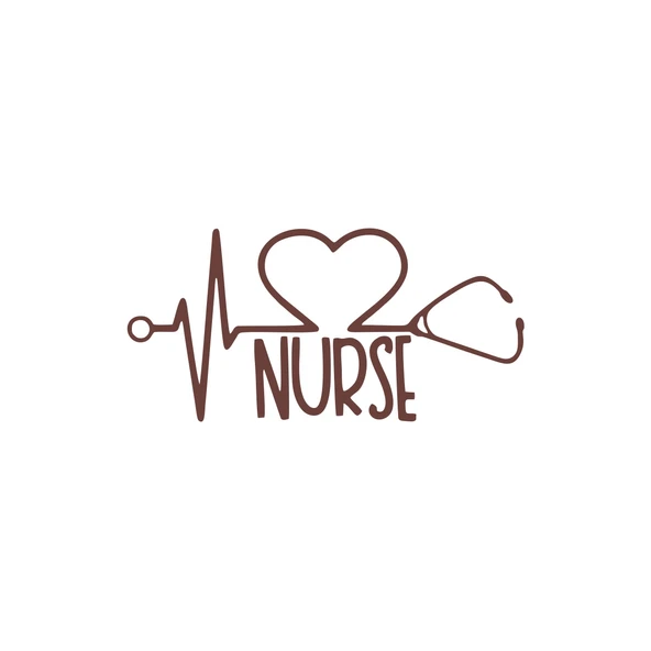 Nurse Araba Sticker 17x17 Cm Kahverengi ürün görseli 1