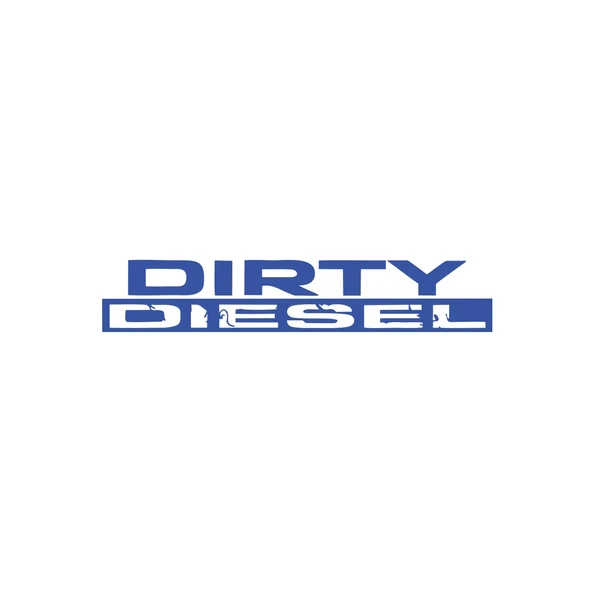 Dirty Diesel Araba Sticker 17x17 Cm Mavi ürün görseli 1