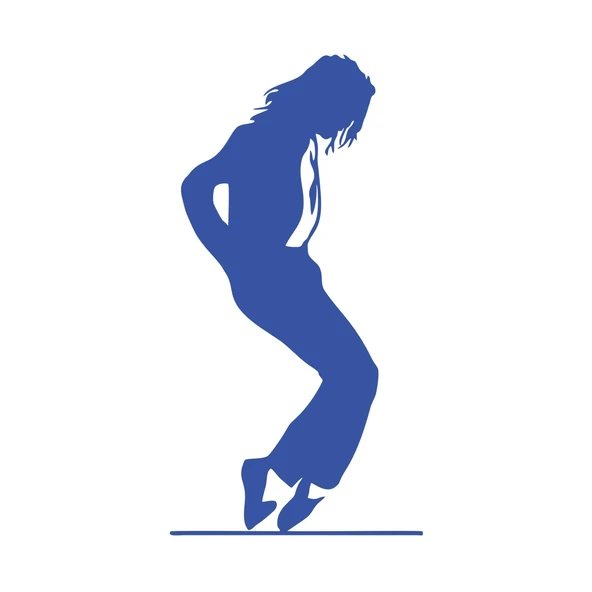 Michael Jackson Araba Sticker 17x17 Cm Mavi ürün görseli 1