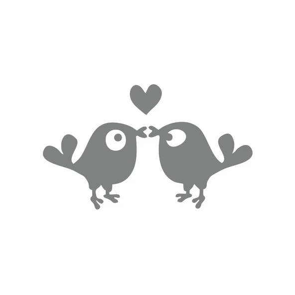 Sevimli Kuşlar Araba Sticker 17x17 Cm Gri ürün görseli 1