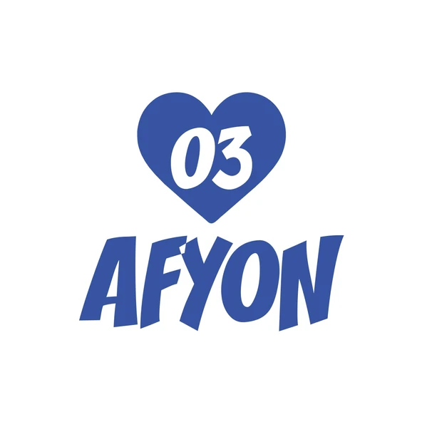 Kalpli 03 Afyon Araba Sticker 17x17 Cm Mavi ürün görseli 1