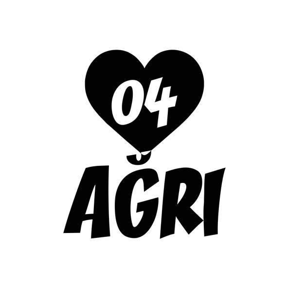 Kalpli 04 Ağrı Araba Sticker 17x17 Cm Siyah ürün görseli 1