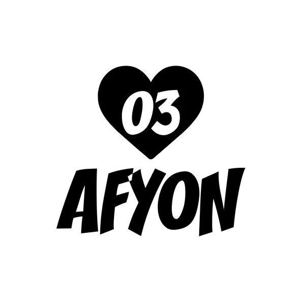Kalpli 03 Afyon Araba Sticker 17x17 Cm Siyah ürün görseli 1
