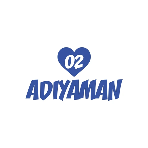 Kalpli 02 Adıyaman Araba Sticker 17x17 Cm Mavi ürün görseli 1