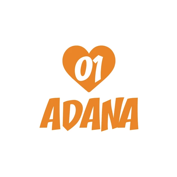 Kalpli 01 Adana Araba Sticker 17x17 Cm Turuncu ürün görseli 1