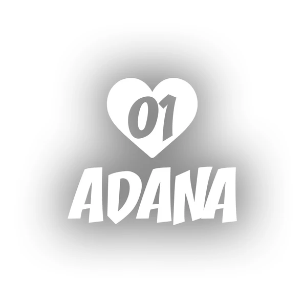Kalpli 01 Adana Araba Sticker 17x17 Cm Beyaz ürün görseli 1