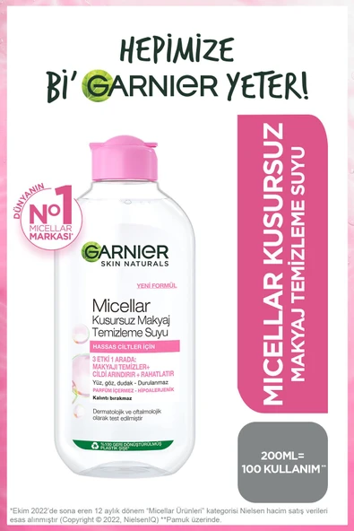 Micellar Kusursuz Makyaj Temizleme Suyu 200ml ürün görseli 1