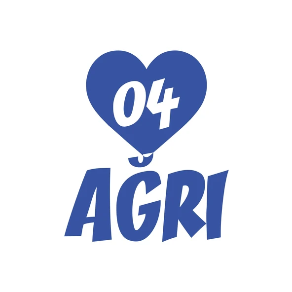 Kalpli 04 Ağrı Araba Sticker 17x17 Cm Mavi ürün görseli 1