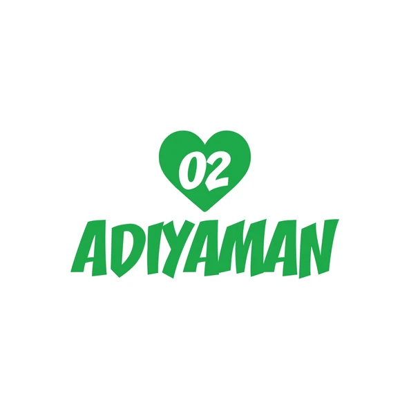 Kalpli 02 Adıyaman Araba Sticker 17x17 Cm Yeşil ürün görseli 1
