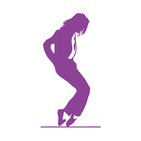 Michael Jackson Araba Sticker 17x17 Cm Mor ürün görseli 1