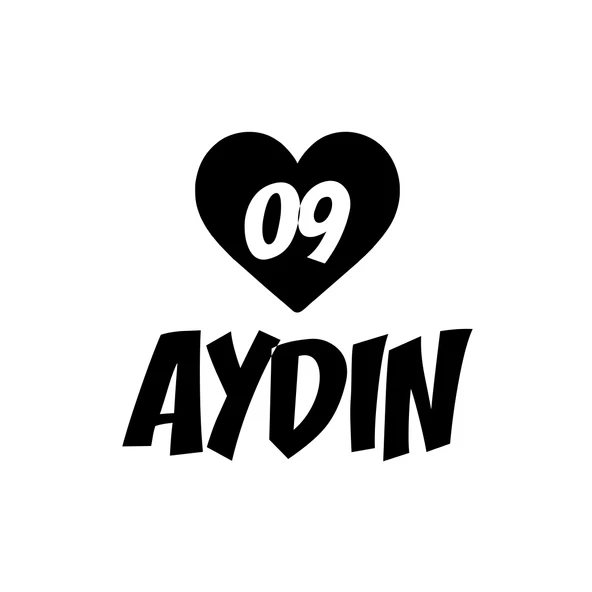 Kalpli 09 Aydın Araba Sticker 17x17 Cm Siyah ürün görseli 1