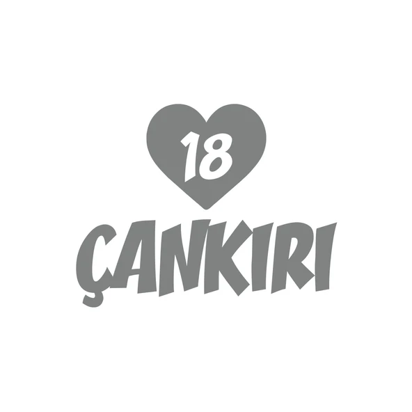 Kalpli 18 Çankırı Araba Sticker 17x17 Cm Gri ürün görseli 1