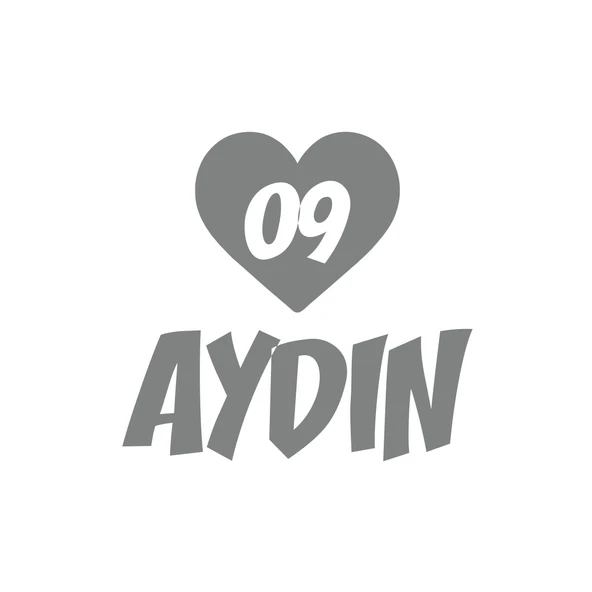 Kalpli 09 Aydın Araba Sticker 17x17 Cm Gri ürün görseli 1