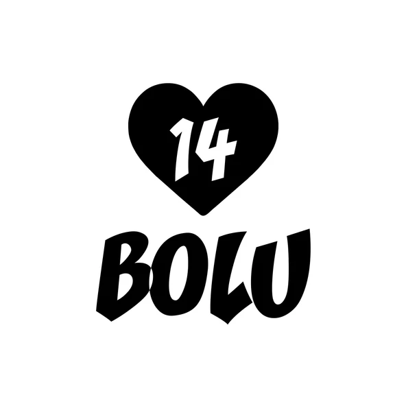 Kalpli 14 Bolu Araba Sticker 17x17 Cm Siyah ürün görseli 1