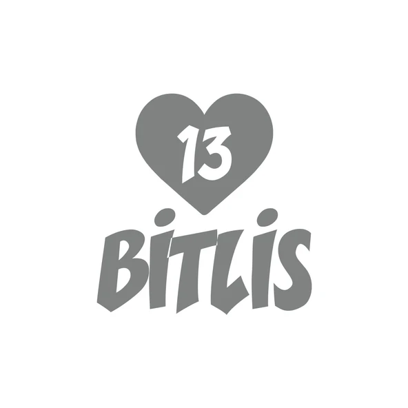 Kalpli 13 Bitlis Araba Sticker 17x17 Cm Gri ürün görseli 1