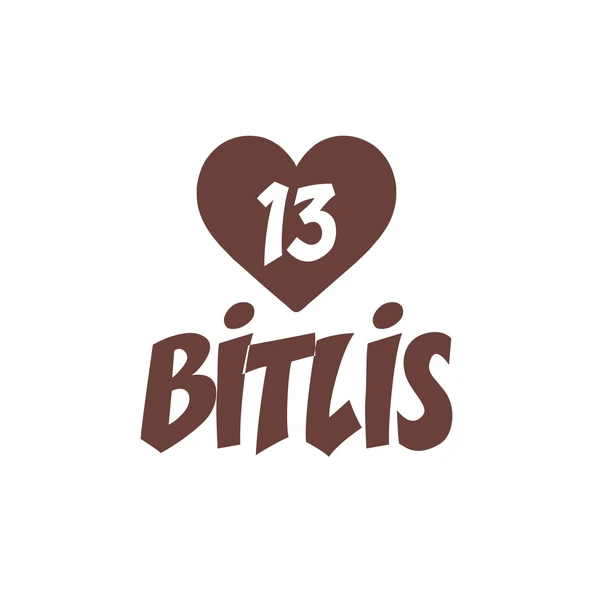 Kalpli 13 Bitlis Araba Sticker 17x17 Cm Kahverengi ürün görseli 1