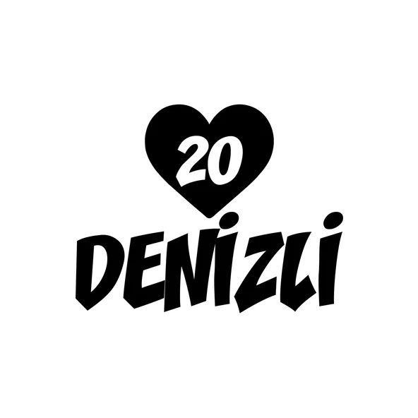 Kalpli 20 Denizli Araba Sticker 17x17 Cm Siyah ürün görseli 1