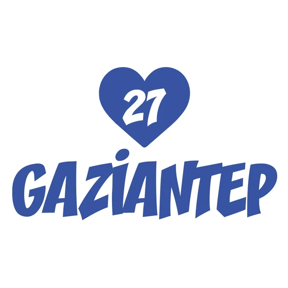 Kalpli 27 Gaziantep Araba Sticker 17x17 Cm Mavi ürün görseli 1