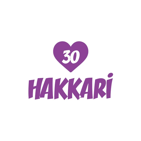 Kalpli 30 Hakkari Araba Sticker 17x17 Cm Mor ürün görseli 1