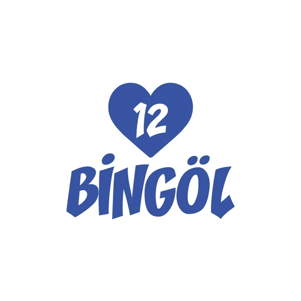 Kalpli 12 Bingöl Araba Sticker 17x17 Cm Mavi ürün görseli 1