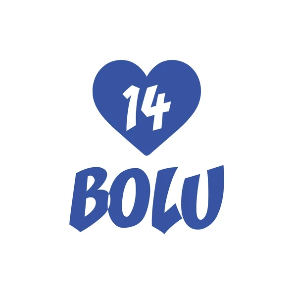 Kalpli 14 Bolu Araba Sticker 17x17 Cm Mavi ürün görseli 1
