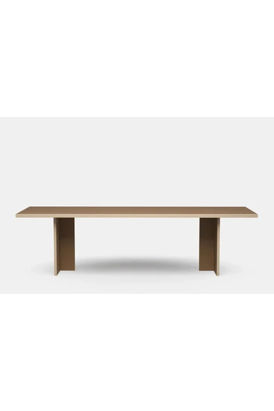 PASAWOODS Bruli | Modern Natürel Dikdörtgen Masa | 280x100 Cm | Toplantı / Çalışma / Yemek Masası ürün görseli 1