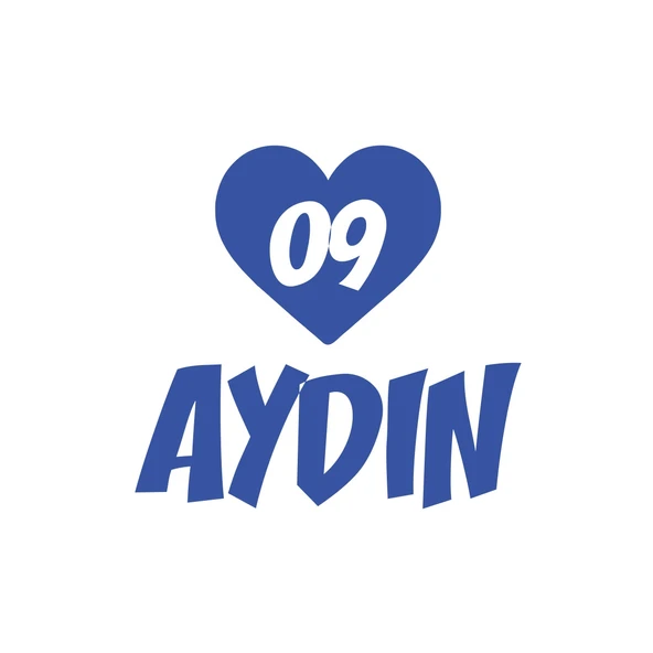 Kalpli 09 Aydın Araba Sticker 17x17 Cm Mavi ürün görseli 1