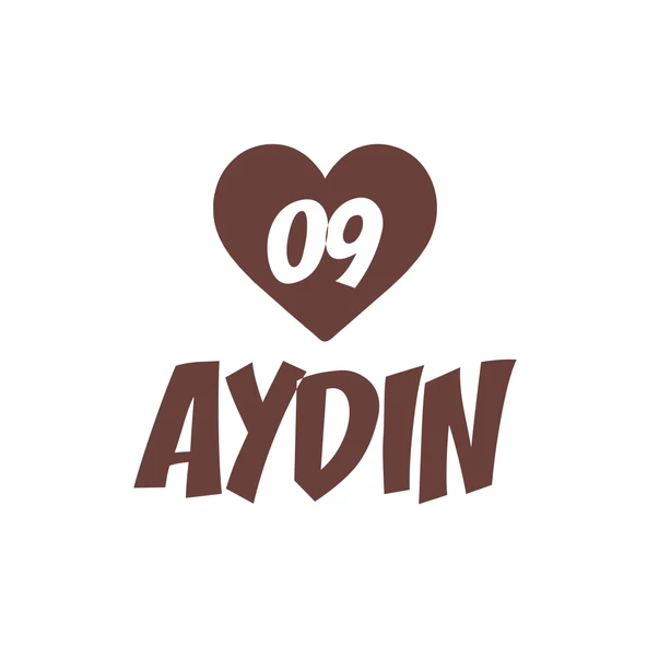 Kalpli 09 Aydın Araba Sticker 17x17 Cm Kahverengi ürün görseli 1