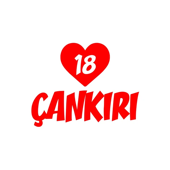 Kalpli 18 Çankırı Araba Sticker 17x17 Cm Kırmızı ürün görseli 1