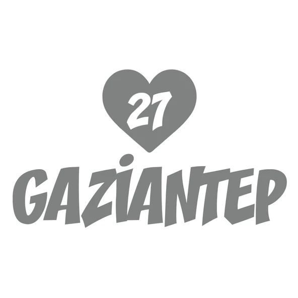 Kalpli 27 Gaziantep Araba Sticker 17x17 Cm Gri ürün görseli 1