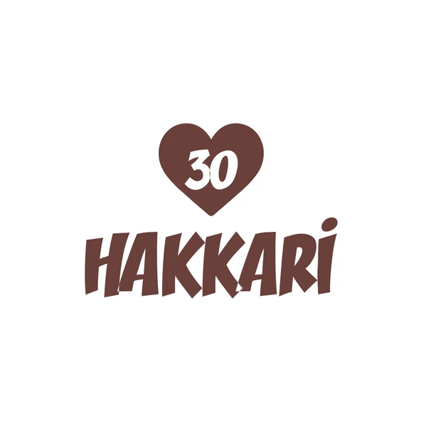 Kalpli 30 Hakkari Araba Sticker 17x17 Cm Kahverengi ürün görseli 1