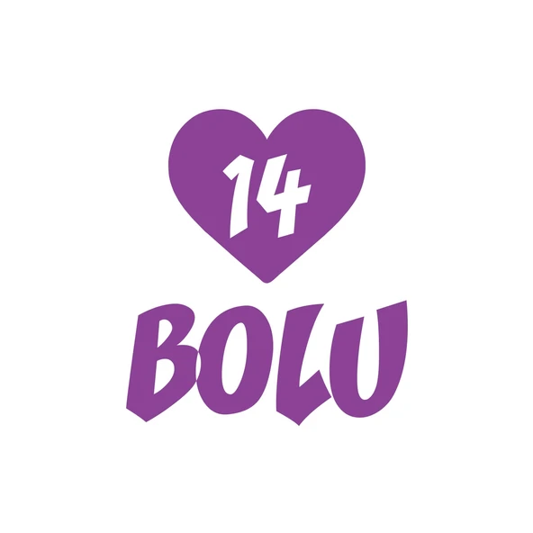 Kalpli 14 Bolu Araba Sticker 17x17 Cm Mor ürün görseli 1