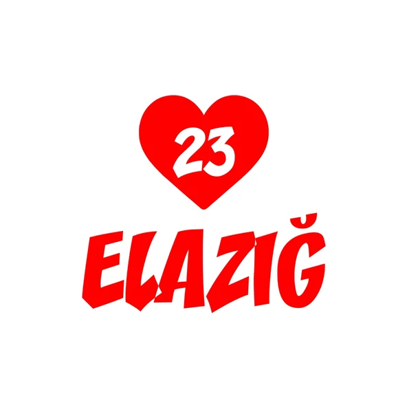Kalpli 23 Elazığ Araba Sticker 17x17 Cm Kırmızı ürün görseli 1