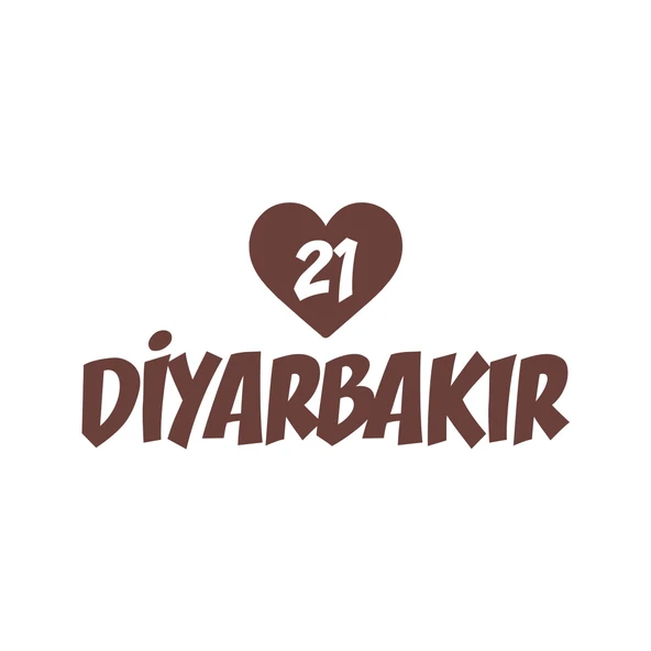 Kalpli 21 Diyarbakır Araba Sticker 17x17 Cm Kahverengi ürün görseli 1