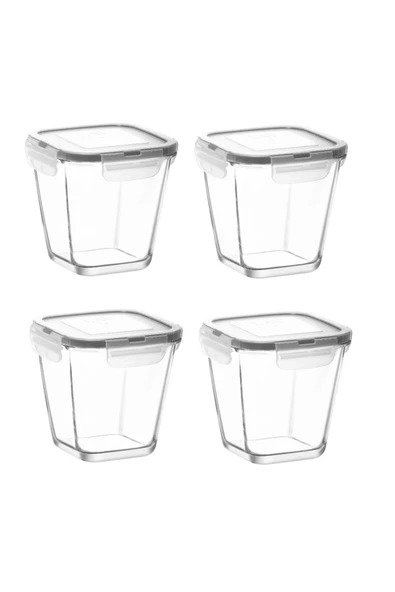 Lav fresco saklama kabı - lav 4 lü çok amaçlı erzak saklama kabı 700 ml. ürün görseli 1