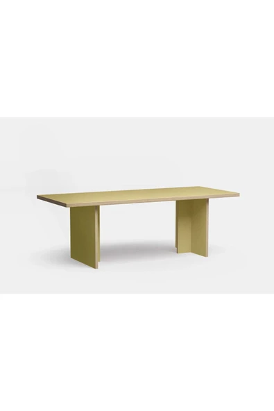 PASAWOODS Bruli | Modern Dikdörtgen Masa | 220x100 Cm | Toplantı / Çalışma / Yemek Masası ürün görseli 1