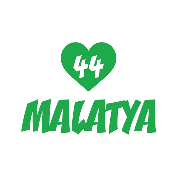 Kalpli 44 Malatya Araba Sticker 17x17 Cm Yeşil ürün görseli 1