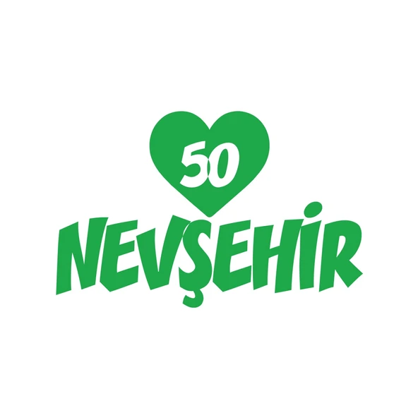 Kalpli 50 Nevşehir Araba Sticker 17x17 Cm Yeşil ürün görseli 1