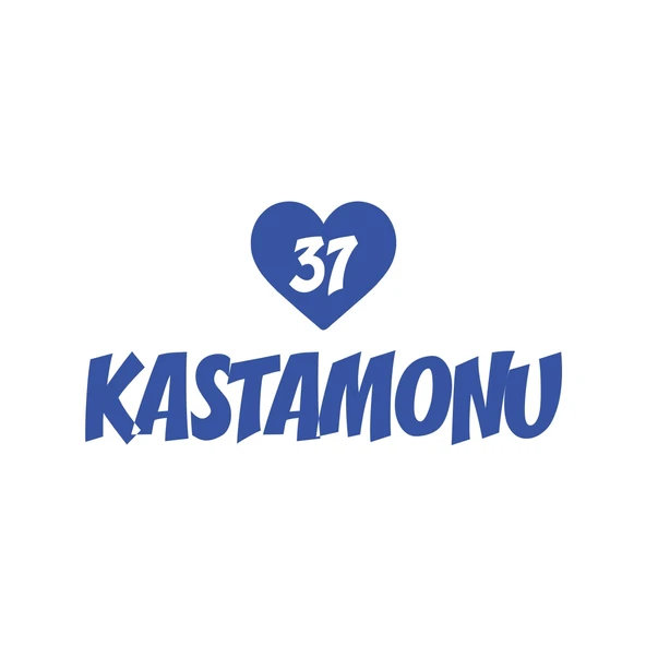 Kalpli 37 Kastamonu Araba Sticker 17x17 Cm Mavi ürün görseli 1