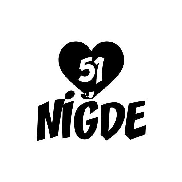 Kalpli 51 Niğde Araba Sticker 17x17 Cm Siyah ürün görseli 1
