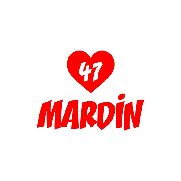 Kalpli 47 Mardin Araba Sticker 17x17 Cm Kırmızı ürün görseli 1