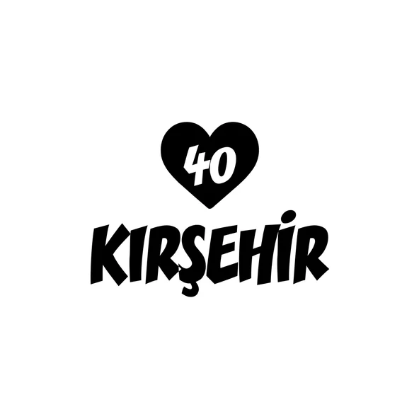 Kalpli 40 Kırşehir Araba Sticker 17x17 Cm Siyah ürün görseli 1