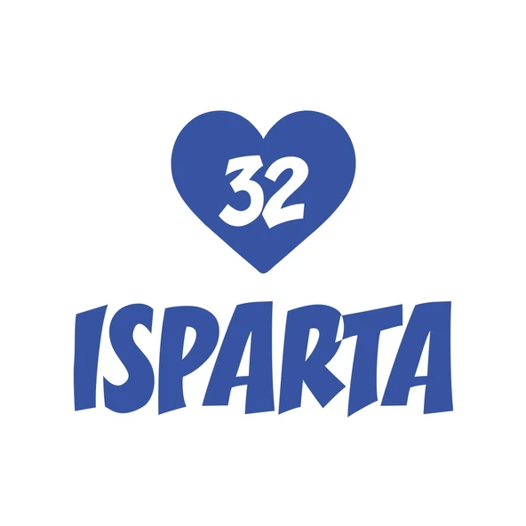 Kalpli 32 Isparta Araba Sticker 17x17 Cm Mavi ürün görseli 1