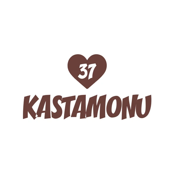 Kalpli 37 Kastamonu Araba Sticker 17x17 Cm Kahverengi ürün görseli 1