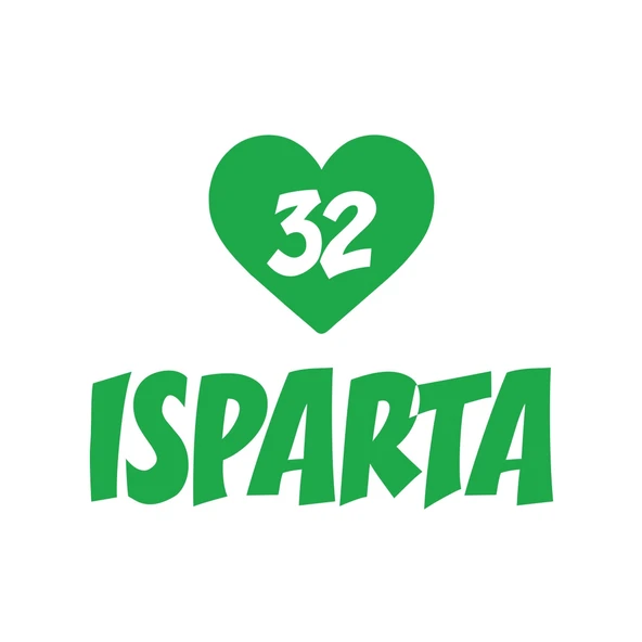 Kalpli 32 Isparta Araba Sticker 17x17 Cm Yeşil ürün görseli 1