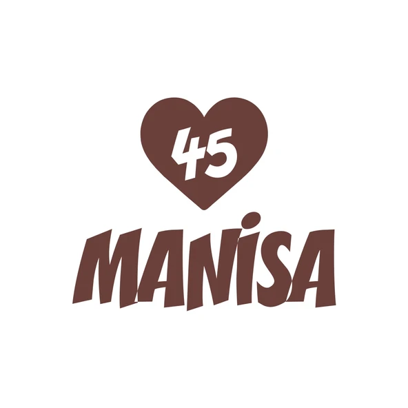 Kalpli 45 Manisa Araba Sticker 17x17 Cm Kahverengi ürün görseli 1